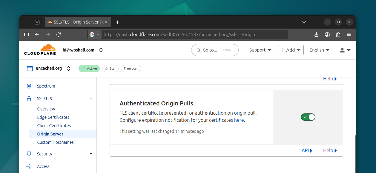 Cloudflare AOP